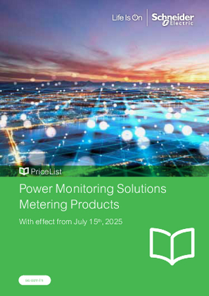 Image of Power Monitoring Solutions Metering Products Pricelist With effect from July 15th, 2025