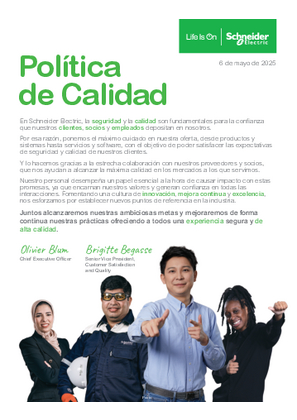 Imagen de Política de calidad 2025