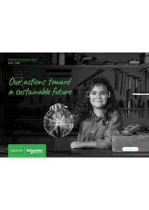 Bild von Schneider Sustainability Impact Report 2019-2020