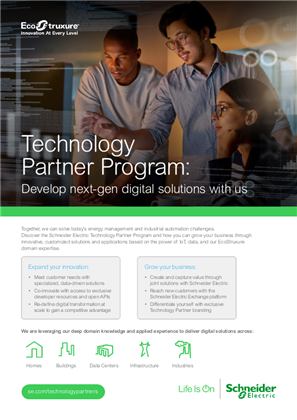 Image of Technology Partner Program - leaflet