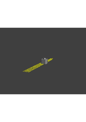 的映像 Lift inspection station, plastic, yellow, hoistway box, 1 flush black push button light symbol 1 NO + NC