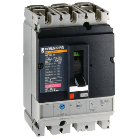 29632 - circuit breaker Compact NS100N - TMD - 63 A - 3 poles 3d ...