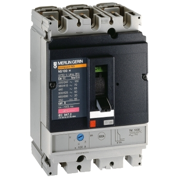 35856 - circuit breaker Compact NS100SX - TMD - 25 A - 3 poles 3d 