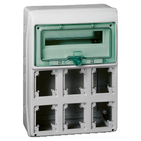 10366 Quadro Kaedra Ip65 12 1 Moduli 6 Prese Da Incasso Schneider Electric Italia