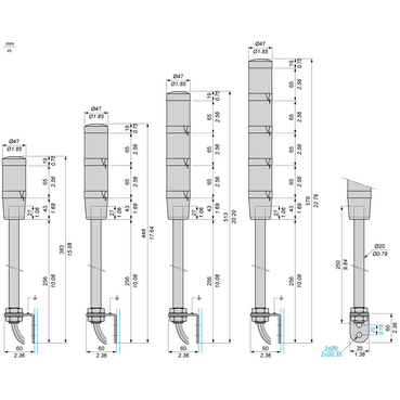 Technical Illustration - Dimensions