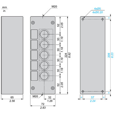 Technical Illustration - Dimensions