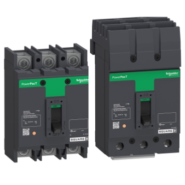 Molded Case Circuit Breakers with ratings from 70 to 250 A, 240 VAC maximum