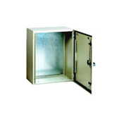 Wall-mounting steel/stainless steel enclosure