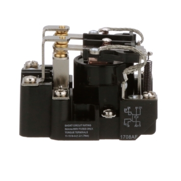 199AX-14 - Power Relay, DPDT, open cover type, screw terminal, 40A, 120V  AC, 2 C/O | Schneider Electric USA