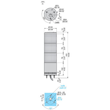 Technical Illustration - Dimensions