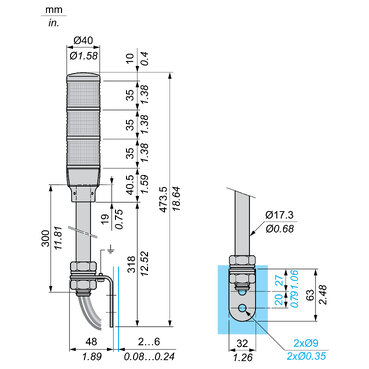 Technical Illustration - Dimensions