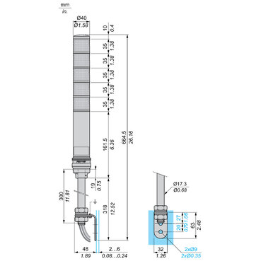 Technical Illustration - Dimensions