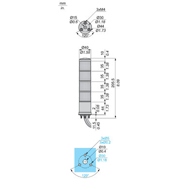 Technical Illustration - Dimensions