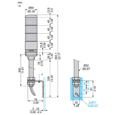 Technical Illustration - Dimensions