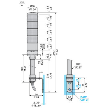 Technical Illustration - Dimensions