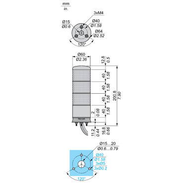 Technical Illustration - Dimensions