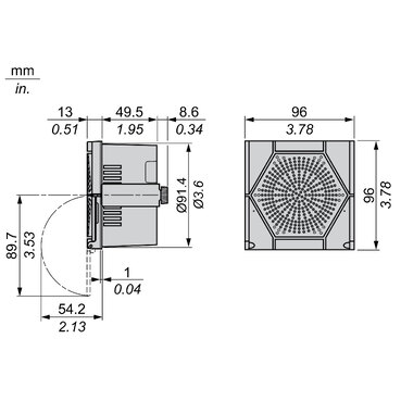 Technical Illustration - Dimensions