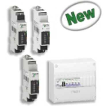 EN40/EN'clic Schneider Electric Aan DIN-rail gemonteerde kilowattuurmeters