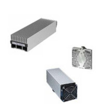 Aluminium heating resistors with fan