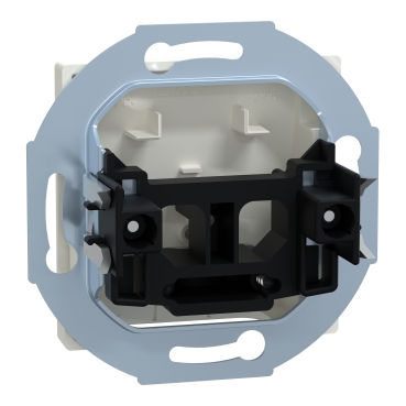 Merten | MEG5250-0319 | Plaque Centrale Blanc Polaire/brillant Avec Bouton Rotatif MEG5250-0319 | Couvercle Interrupteur