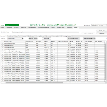 EcoStruxure™ Microgrid Assessment Design Software