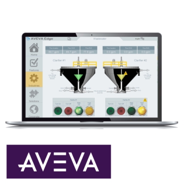 AVEVA™ Edge Schneider Electric Software HMI/SCADA semplice da utilizzare, potente e conveniente per PC, pannelli industriali, dispositivi integrati e mobili