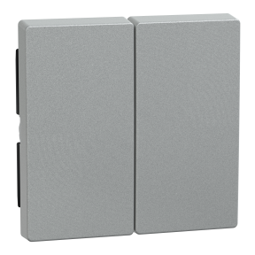 Wippe für Rollladenschalter und -taster, aluminium, System M