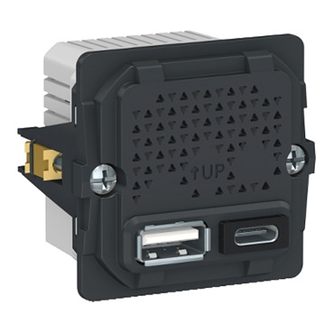- FUGA dobbelt USB-oplader 2,4 A | Schneider Electric Denmark
