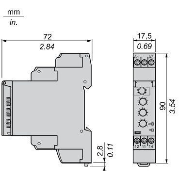 Technical Illustration - Dimensions