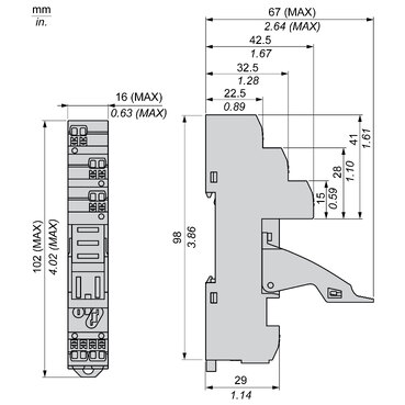 Technical Illustration - Dimensions