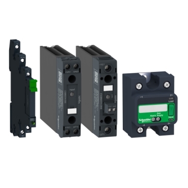 Zelio SSR (Solid State Relay) Schneider Electric 슬림 인터페이스, 모듈형 DIN 레일 및 패널 장착 솔리드 스테이트 계전기