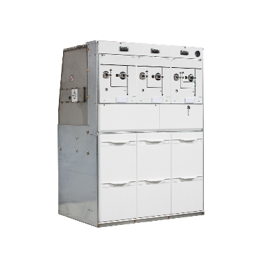 FBX Schneider Electric SF6-gasisolierte (GIS) kompakte oder erweiterbare Ringkabelschaltanlage für die sekundäre Verteilung bis 24 kV / 630 A / 20 kA.