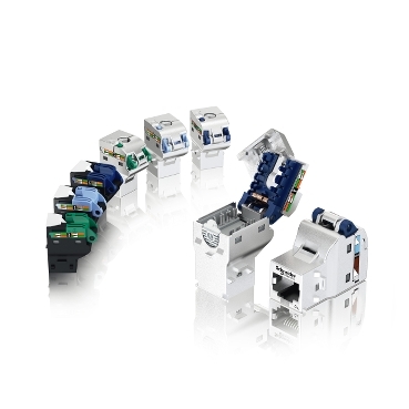 Actassi S-One RJ45 connecteurs Schneider Electric Rapide et performant en toute tranquillité