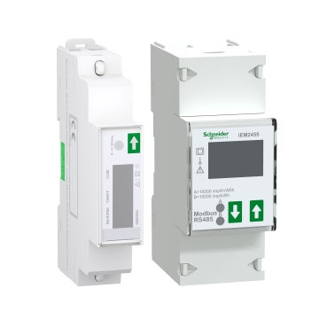 iEM2000 Schneider Electric Compteurs d'énergie KWh sur rail DIN pour circuits monophasés jusqu'à 63 A