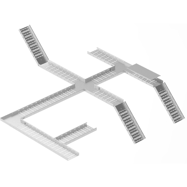 High performance cable tray system for the routing of power, data and control cables