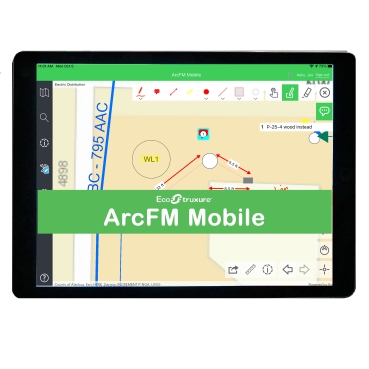 EcoStruxure™ ArcFM Mobile Schneider Electric تحسين كفاءة العمل الميداني ودقته