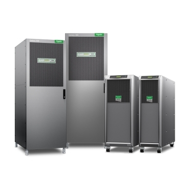 Galaxy 300 Schneider Electric Protezione dell'alimentazione trifase compatta con tempo di autonomia scalabile per sale CED di piccole dimensioni e altre applicazioni business critical.