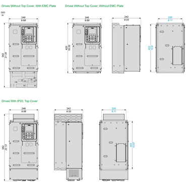 ATV630U22Y6 - variable speed drive, Altivar Process ATV600, ATV630