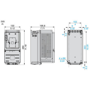 ATV630U40N4Z - variable speed drive, Altivar Process ATV600