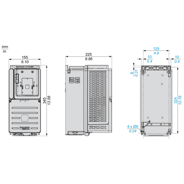 ATV630U75N4Z - variable speed drive, Altivar Process ATV600