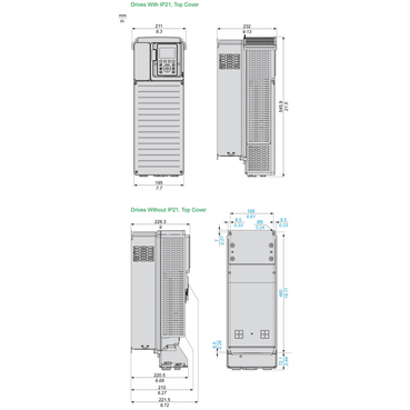 ATV630D11M3 - variable speed drive, Altivar Process ATV600, ATV630
