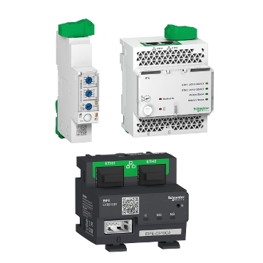Enerlin'X IF Schneider Electric IFE enables an IMU for Masterpact or Compact circuit breakers to be connected to an Ethernet network. -  Modbus