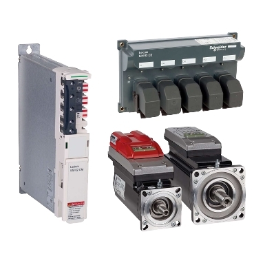 Lexium 62  ILM Schneider Electric Servo-variateurs et servo-moteurs intégrés de 0,3 à 2 kW conçus pour la réalisation de systèmes de commande de mouvement modulaires et compacts.