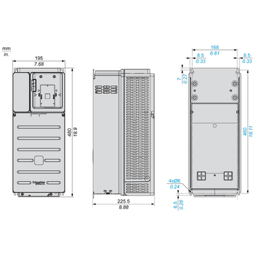 ATV930D22N4Z - variable speed drive, Altivar Process ATV900