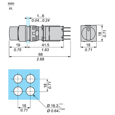 Technical Illustration - Dimensions