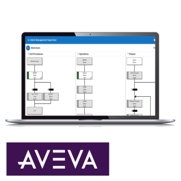 AVEVA™ Batch Management Schneider Electric Automation of batch processes to deliver consistent quality, maximises asset utilisation, eliminates paper records and reduces batch release cycles.