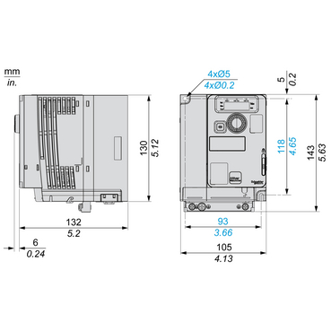 Convertidor De Frecuencia, Inversor De Motor De 30 W 0,1-400 Hz PC Retardante De Llama 1ph 176 264v A 3ph 0 220v Para Bomba De Agua