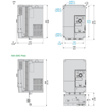 ATV320U75M3C - variable speed drive, Altivar Machine ATV320