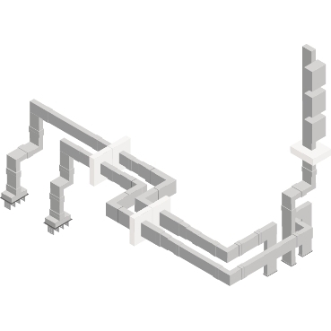 Canalis KR Schneider Electric Heavy-duty busbar trunking system, for power distribution in harsh environments, up to 6300A