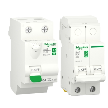 Resi9 XE beveiligingsapparaten Schneider Electric Plug-in beveiliging- en verdeeltoebehoren